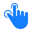 thumb, tap, finger icon