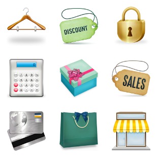 E-Commerce icon sets preview