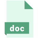 file, document, doc, extension, format icon