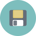 floppy, disk, download, save, data, diskette, backup icon
