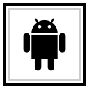 media, social, logo, android icon