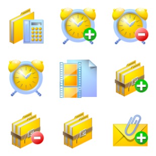 Web Application Interface icon sets preview