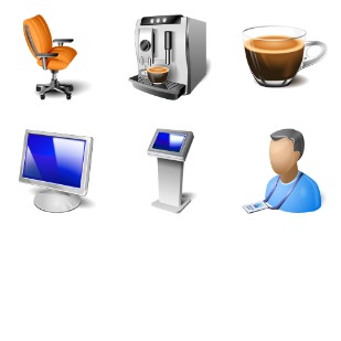 Office Space icon sets preview