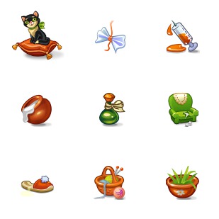 Kitty icon sets preview