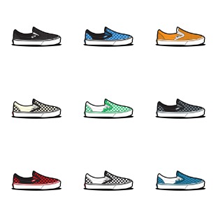 Van Slip Ons icon sets preview