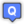blue,q icon