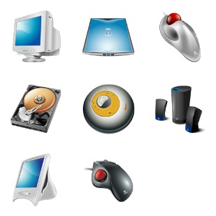 Hardware icon sets preview