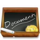 ardoise, documents, dossier icon