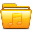 music, folder icon