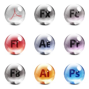 Adobe CS 5 icon sets preview