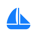 sailing, boat icon