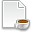 Cup, Page, White icon