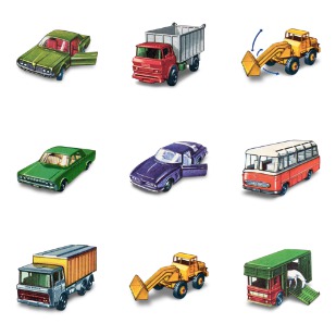 Matchbox Car icon sets preview