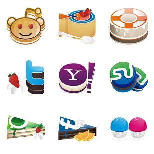 Yammy Social Media Icons icon sets preview
