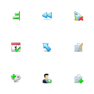 Gloss Basic icon sets preview