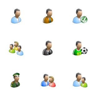 People icon sets preview