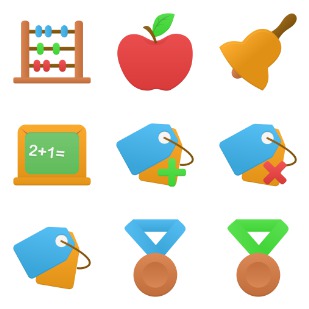 Flatastic 7 icon sets preview