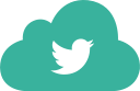 social, bird, twitter, bookmark, cloud icon