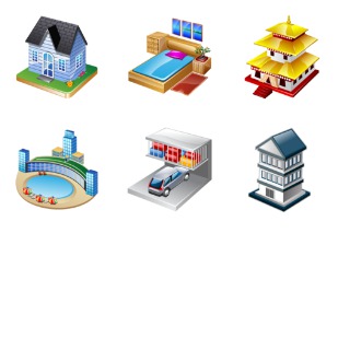 Real Vista Real State icon sets preview