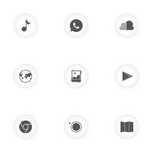 Filled Rounds icon sets preview
