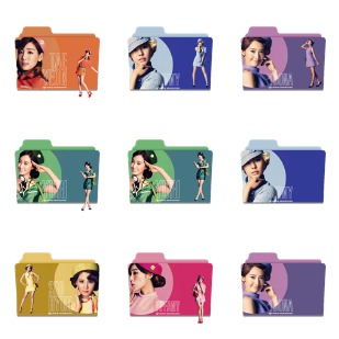 Girls Generation Folder icon sets preview