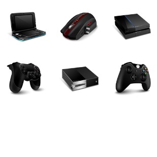 Gaming Gadgets icon sets preview