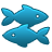 zodiac 12 pisces fish icon