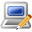 edit, laptop icon