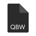 file, format, qbw, extension icon