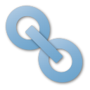 link, hyperlink, blue icon