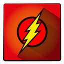 super, flash, hero icon