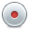 record, button icon