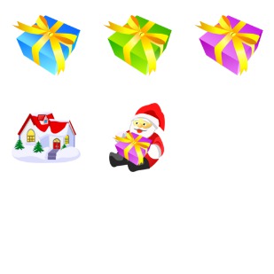 Gift icon sets preview