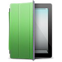 iPad Black green cover icon