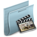 film, movie, video, folder icon