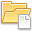 Folder, Page, White icon