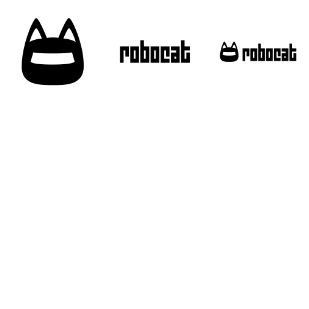 Robocat logo icon sets preview