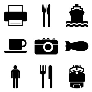 The Noun Project (DOT) icon sets preview