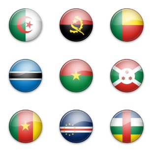 Africa icon sets preview