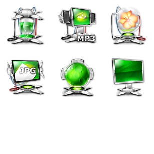 High Tec icon sets preview