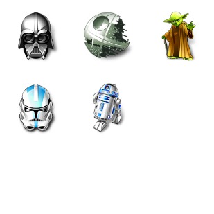 Star Wars icon sets preview