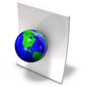 page,earth icon