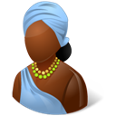 African, Female icon