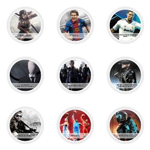 Circle V2 icon sets preview