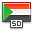 sudan, flag icon