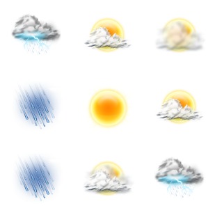 Weather Set icon sets preview
