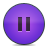 button,pause,violet icon