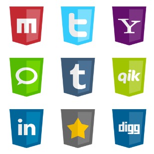 Modern Web icon sets preview