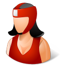 boxer, female icon