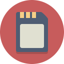 memory card, sim card icon